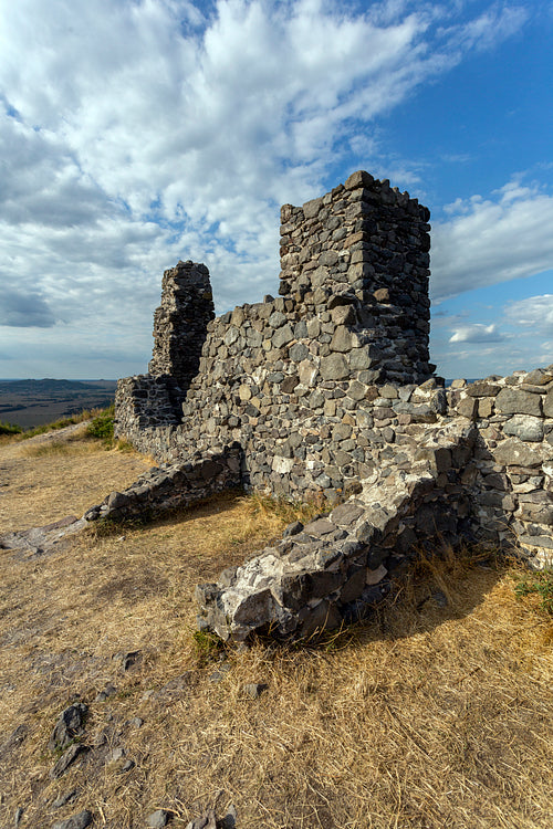 Ruins of the castle of Csobánc