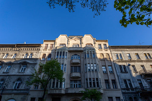 Classic apartment building in Budapest, Hungary