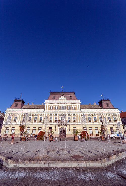 Town hall in Baja, Hungary
