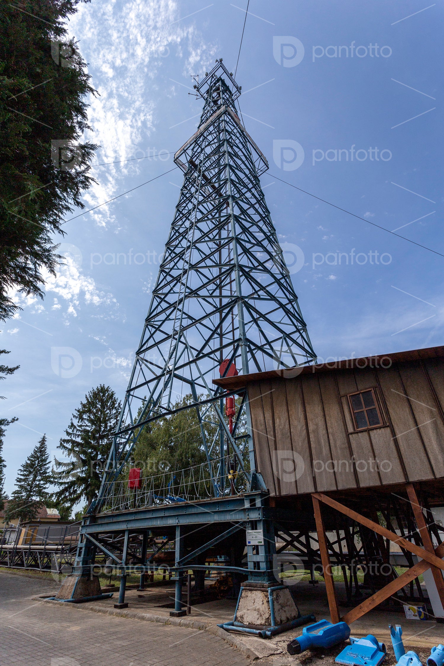 Oil rig at the Hungarian Oil and Gas Museum