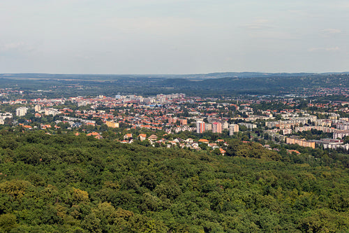 View of Zalaegerszeg from the TV tower