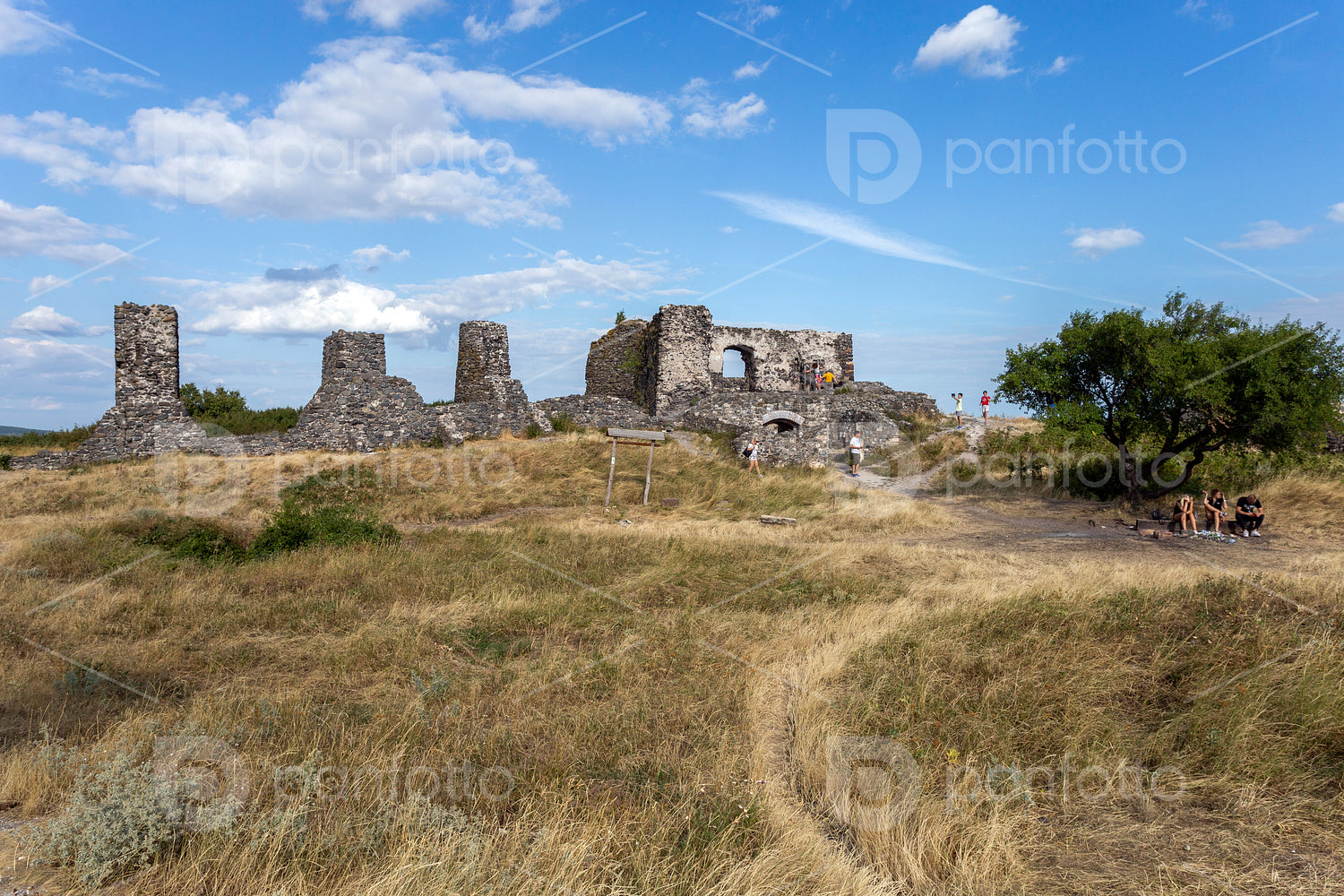 Ruins of the castle of Csobánc