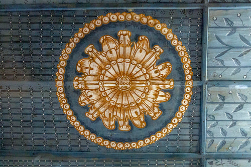 Coffered ceiling in Szentgyörgyvölgy