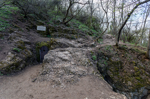 Entrance of the Bathory Cave in the Buda hills