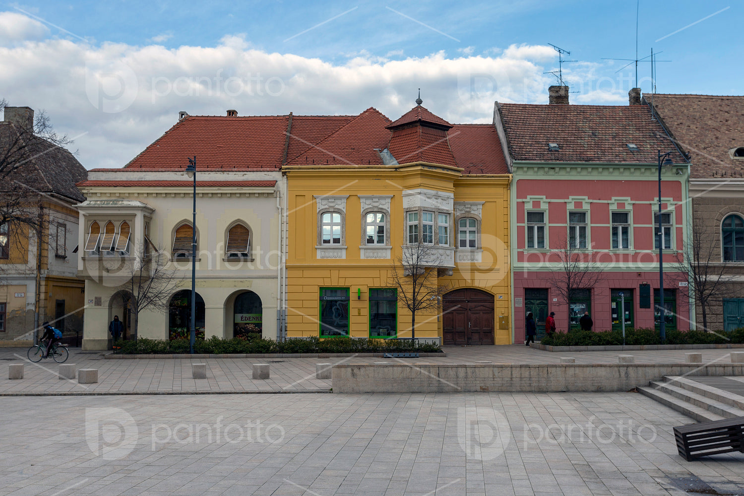 Old downtown of Pápa