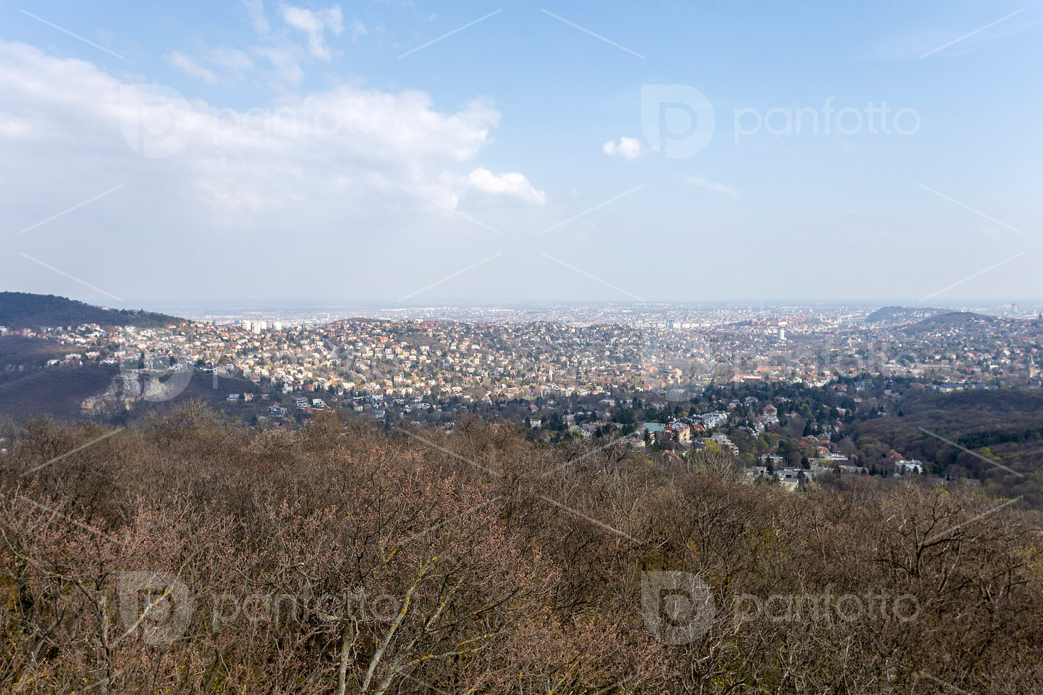 View of Budapest from the Buda hills