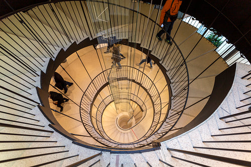 Interior of the House of Music in Budapest