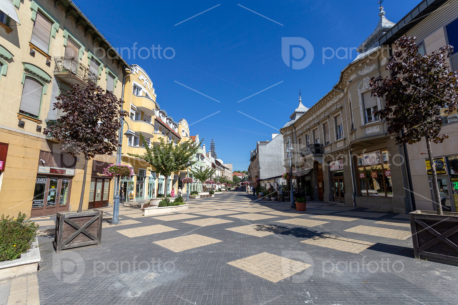 Old street in Kaposvár