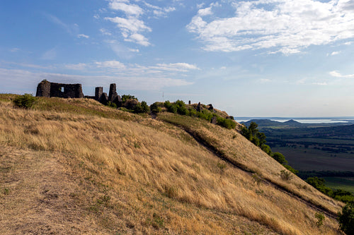 Ruins of the castle of Csobánc