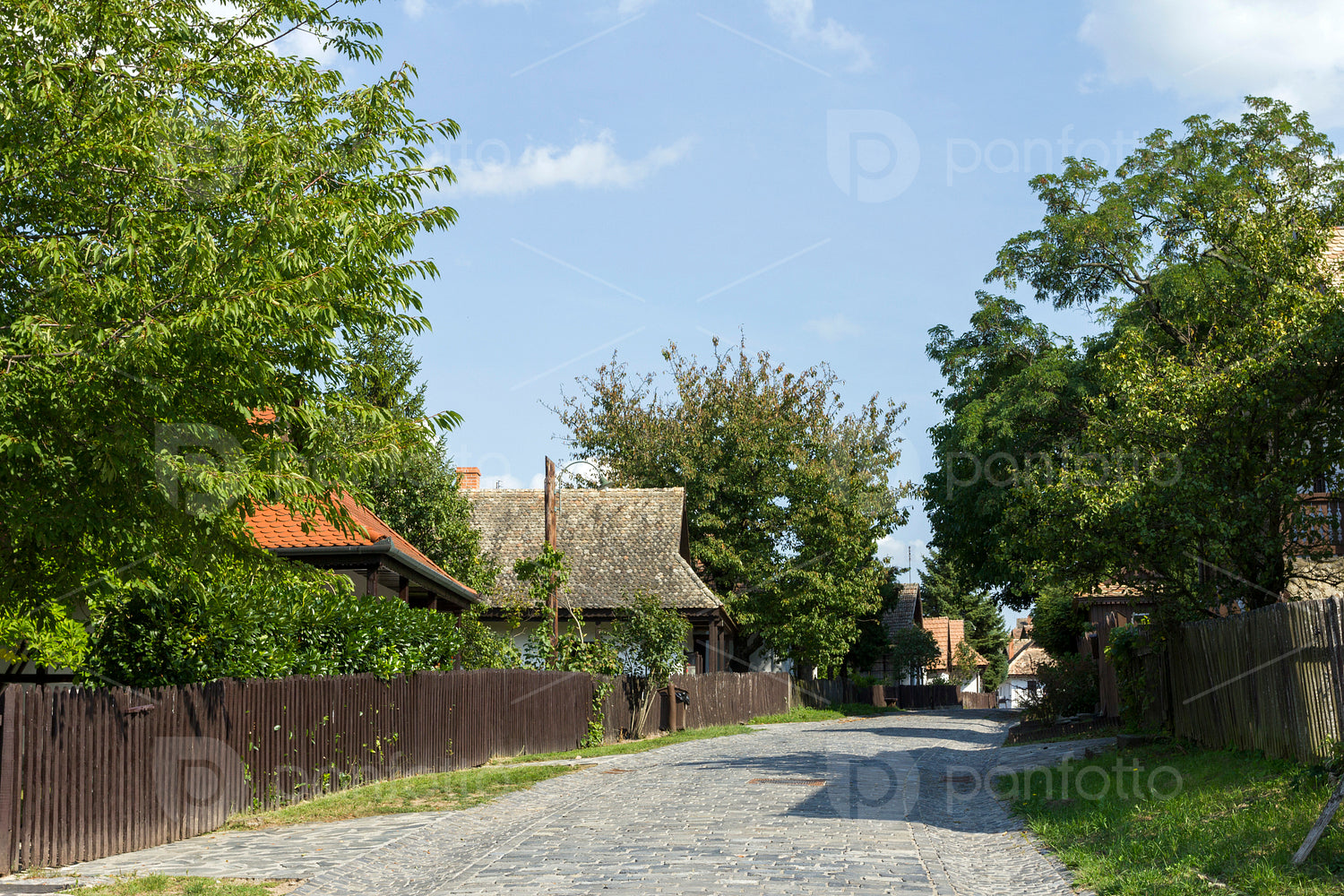 Village houses in Holloko