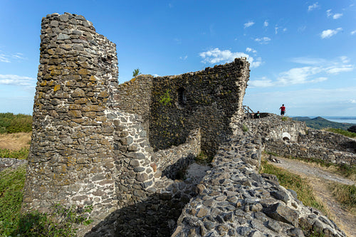 Ruins of the castle of Csobánc