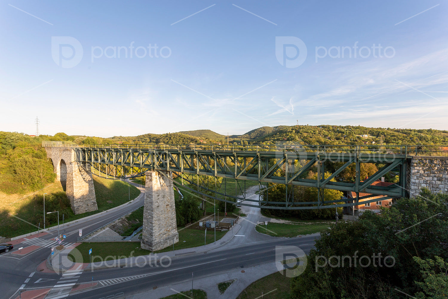 Railway viaduct in Biatorbágy, Hungary