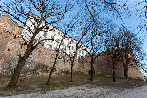 Castle of Siklos on a sunny winter day.