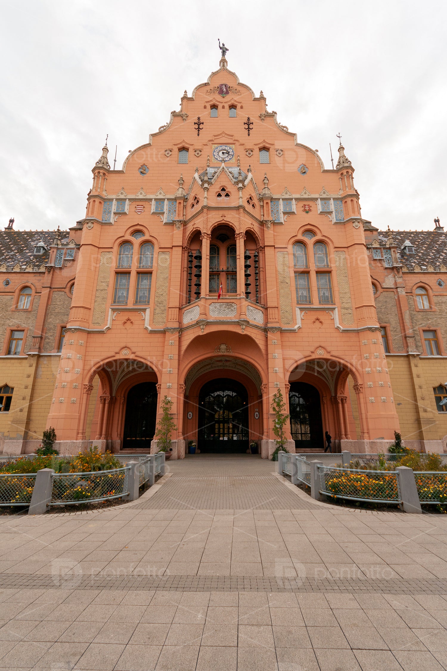 Secession style Town Hall in Kecskemet