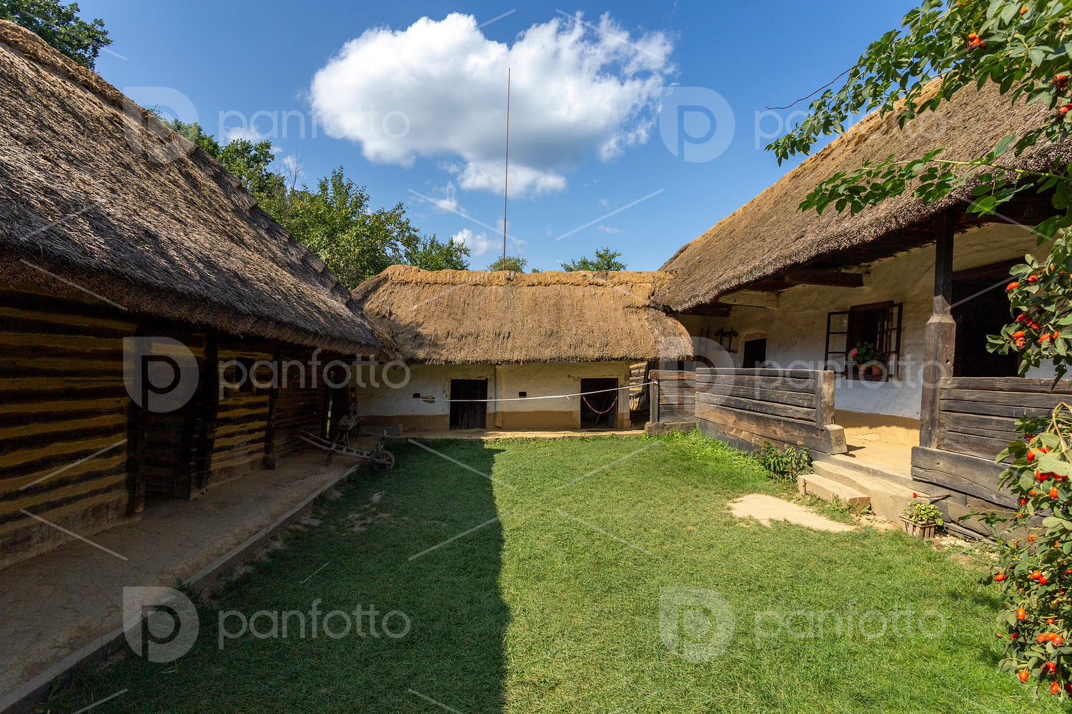 Open air museum in Szalafő