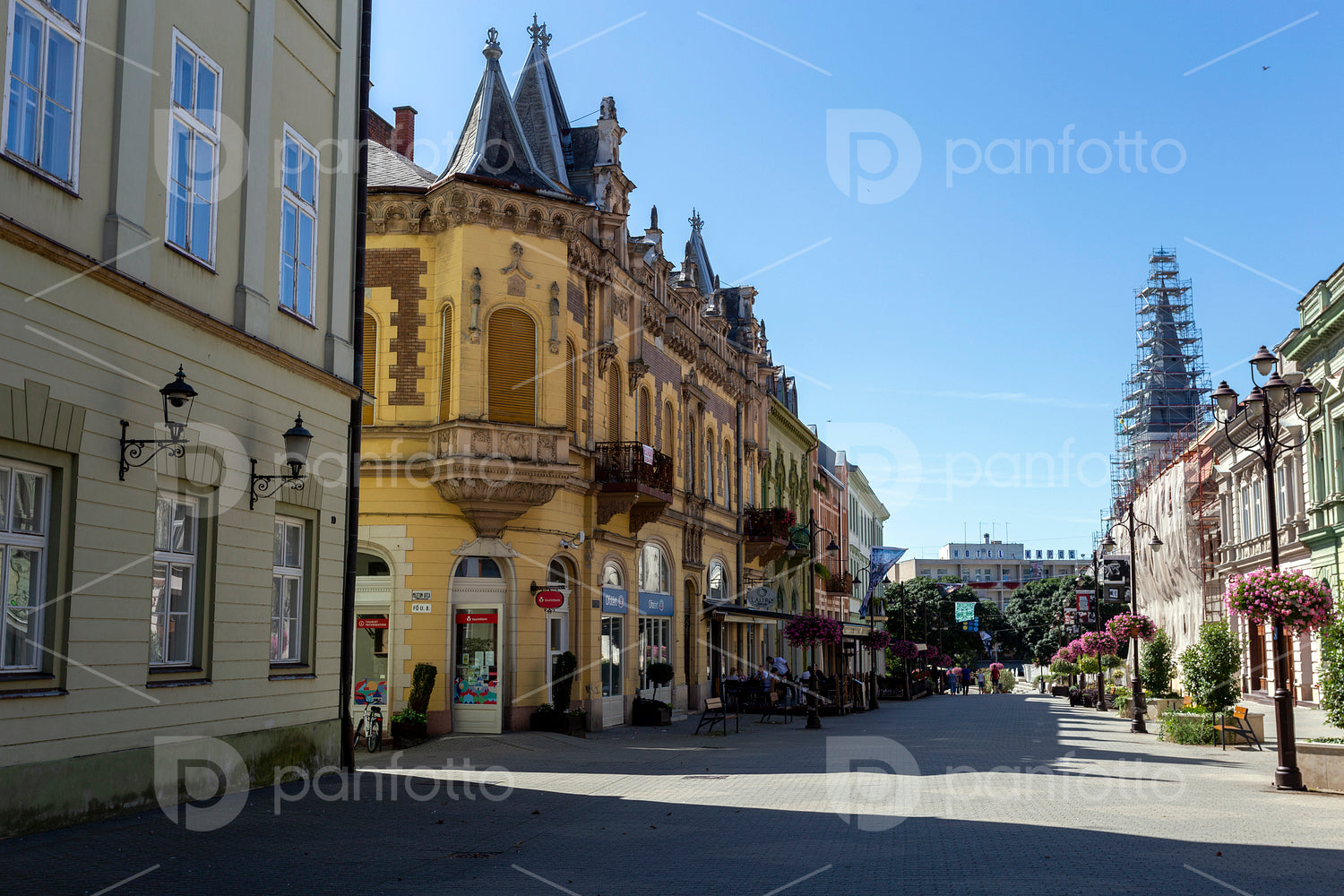 Old street in Kaposvár