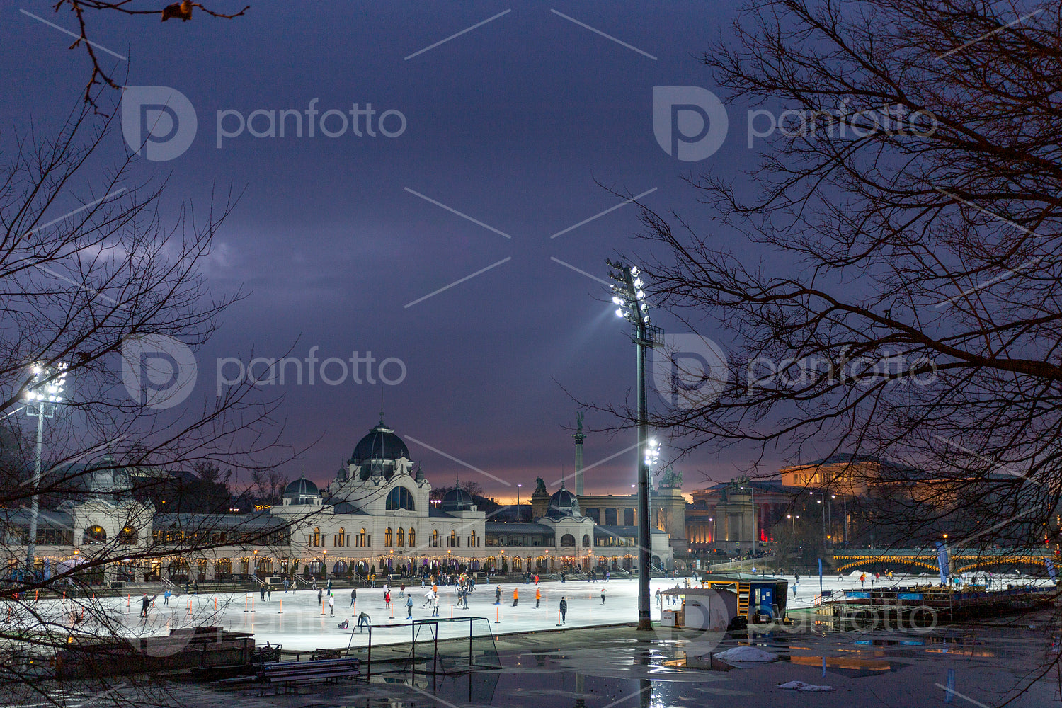 City Park Ice Rink in Budapest