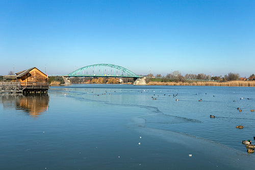 The Árpád bridge in Ráckeve