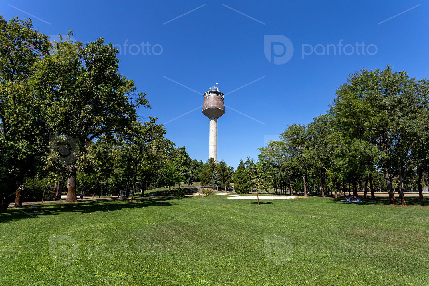 Archbishop's Garden park in Kalocsa, Hungary