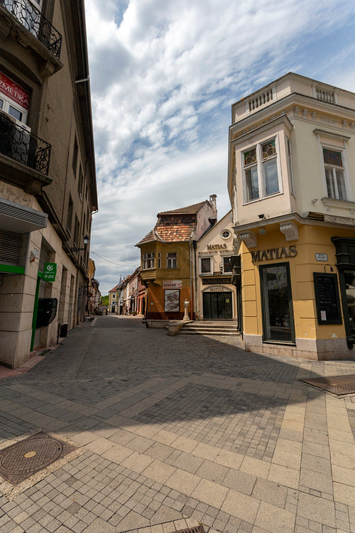 Old city center of Gyor, Hungary