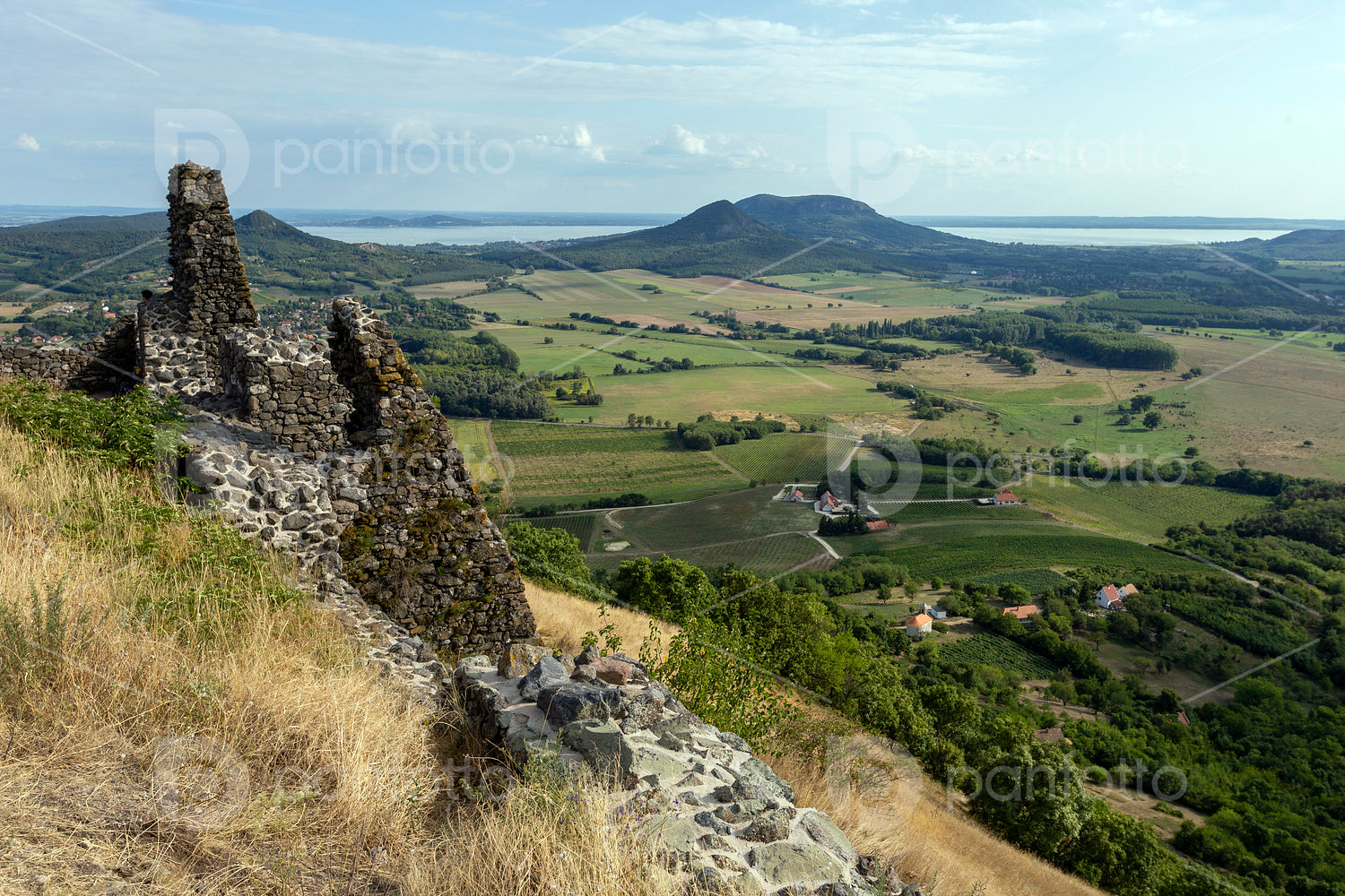 Ruins of the castle of Csobánc