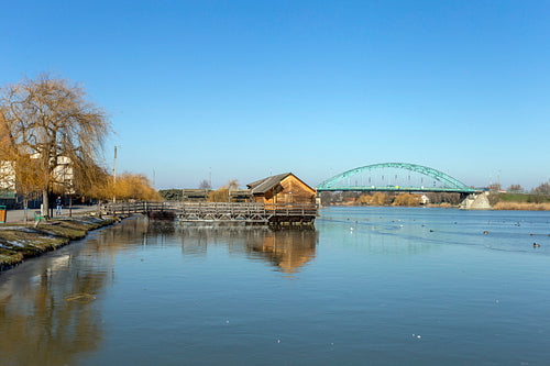 The Árpád bridge in Ráckeve