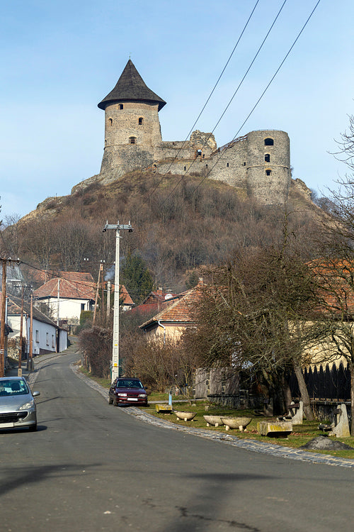 Castle of Somoskő on the border of Hungary and Slovakia