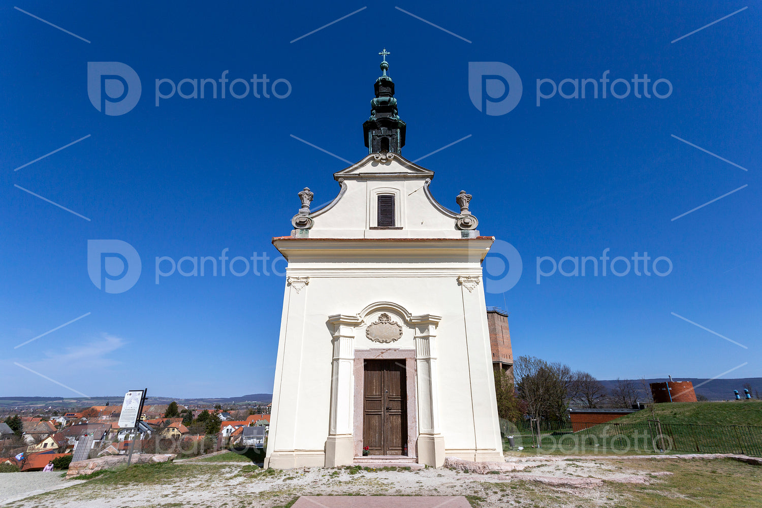 Chapel on the calvary hill in Tata
