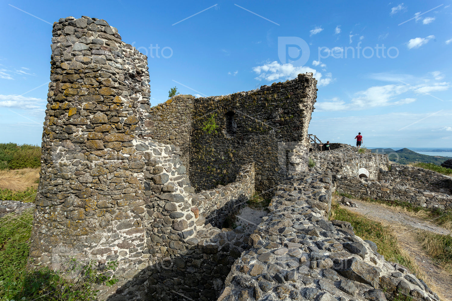 Ruins of the castle of Csobánc