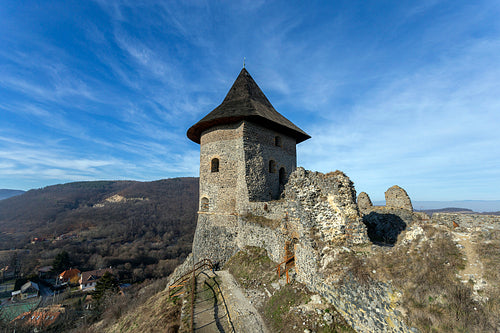 Castle of Somoskő on the border of Hungary and Slovakia