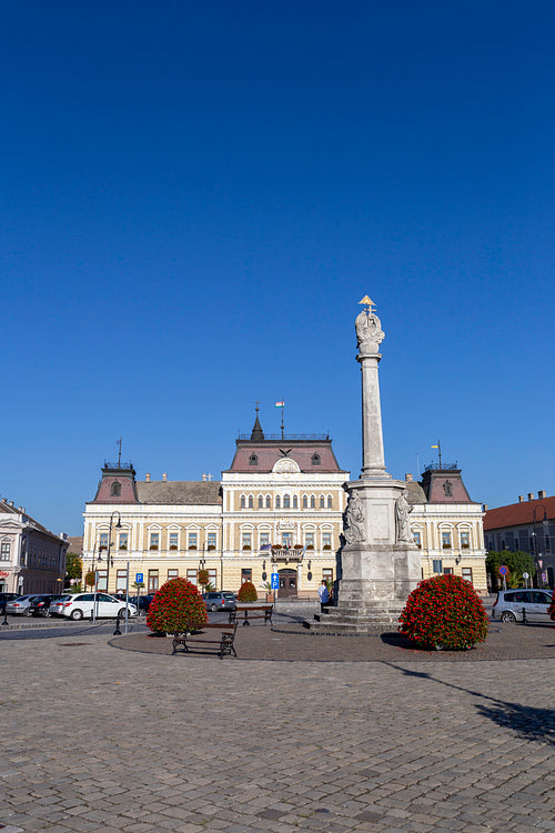 Town hall in Baja, Hungary