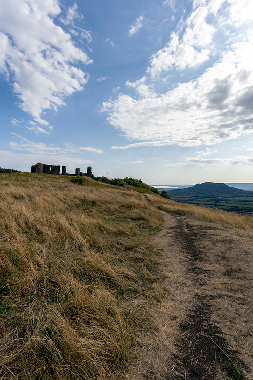 Ruins of the castle of Csobánc