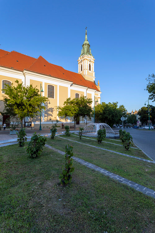 Catholic church in Szekszard, Hungary