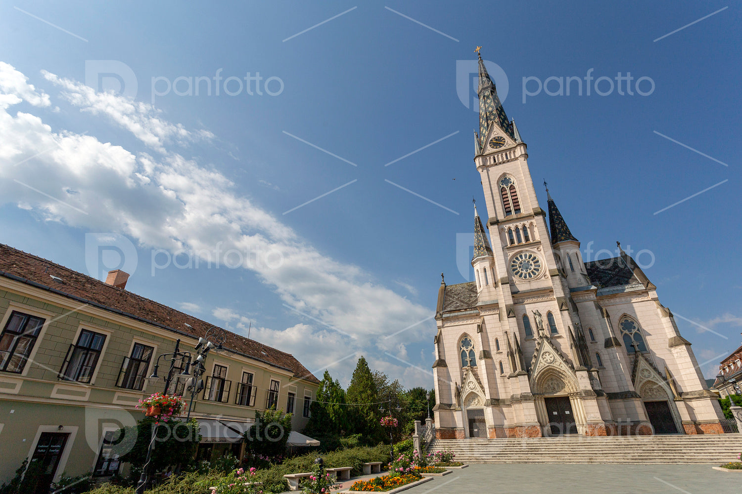Sacred Heart Church in Koszeg, Hungary