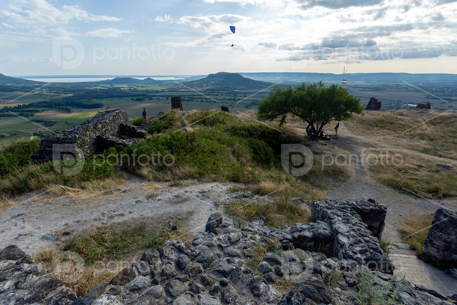Ruins of the castle of Csobánc