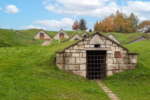 Wine cellars in Hercegkút