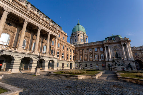 The Matthias Fountain at the Buda Castle in Budapest