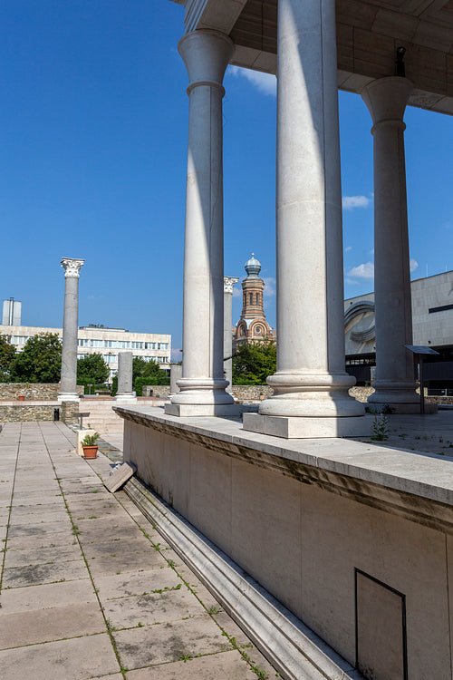 Temple of Isis at the Iseum Savariense museum in Szombathely