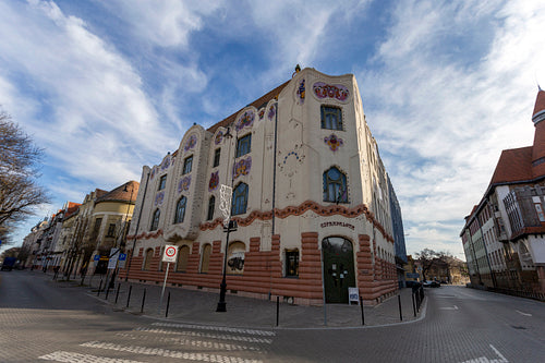 Cifrapalota building in Kecskemet, Hungary
