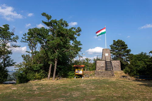 100th National flag in Sátoraljaújhely
