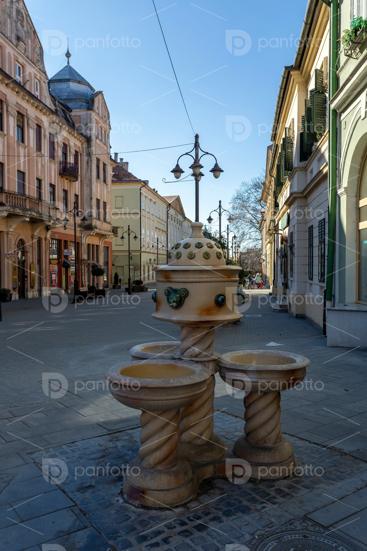 Zsolnay fountain in Kaposvár