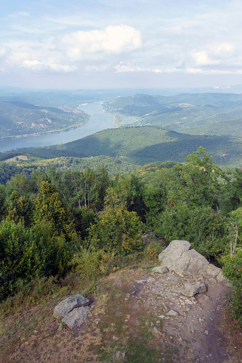 The Danube bend view from the Prédikálószék