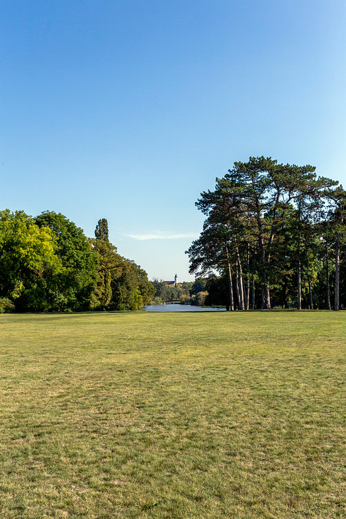 English garden of the Festetics Mansion in Dég
