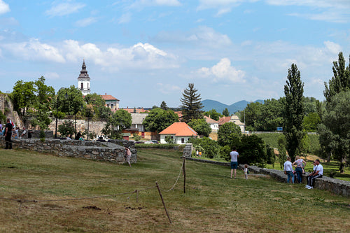 Bodrog riverside in Sárospatak