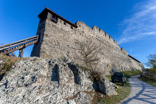 The Citadel castle of Visegrád