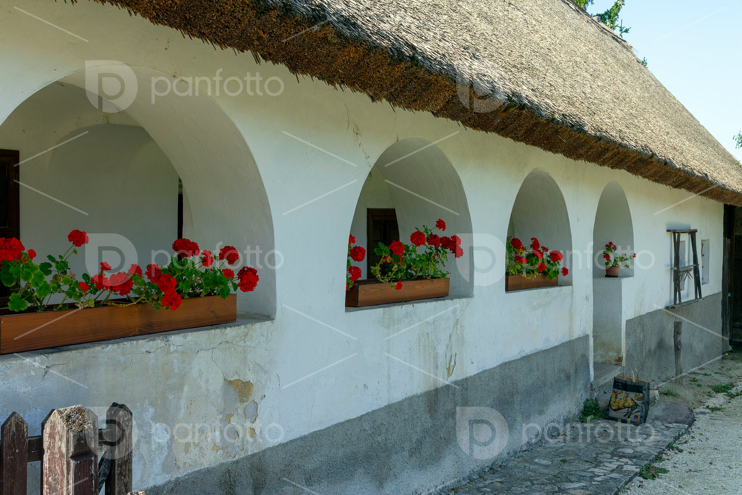 Traditional Hungarian house in Nagyvázsony