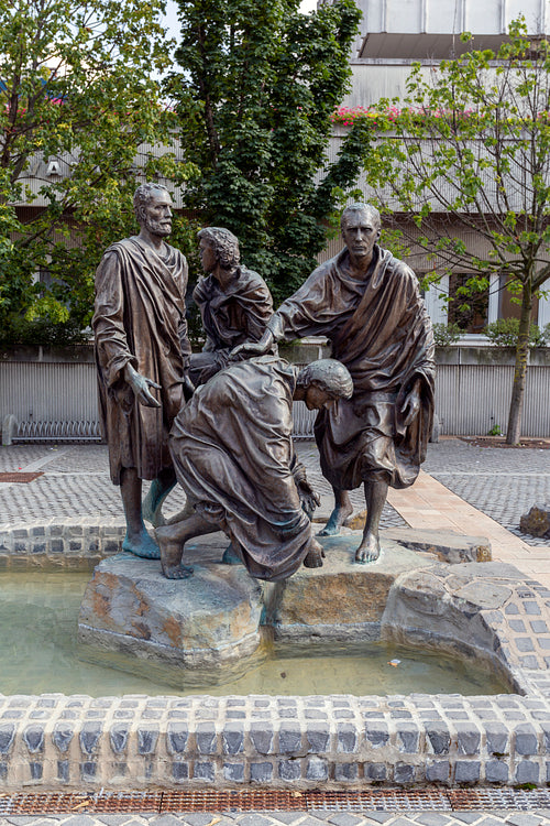 Citizens of Szombathely statue in Szombathely, Hungary