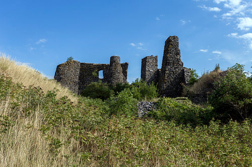 Ruins of the castle of Csobánc
