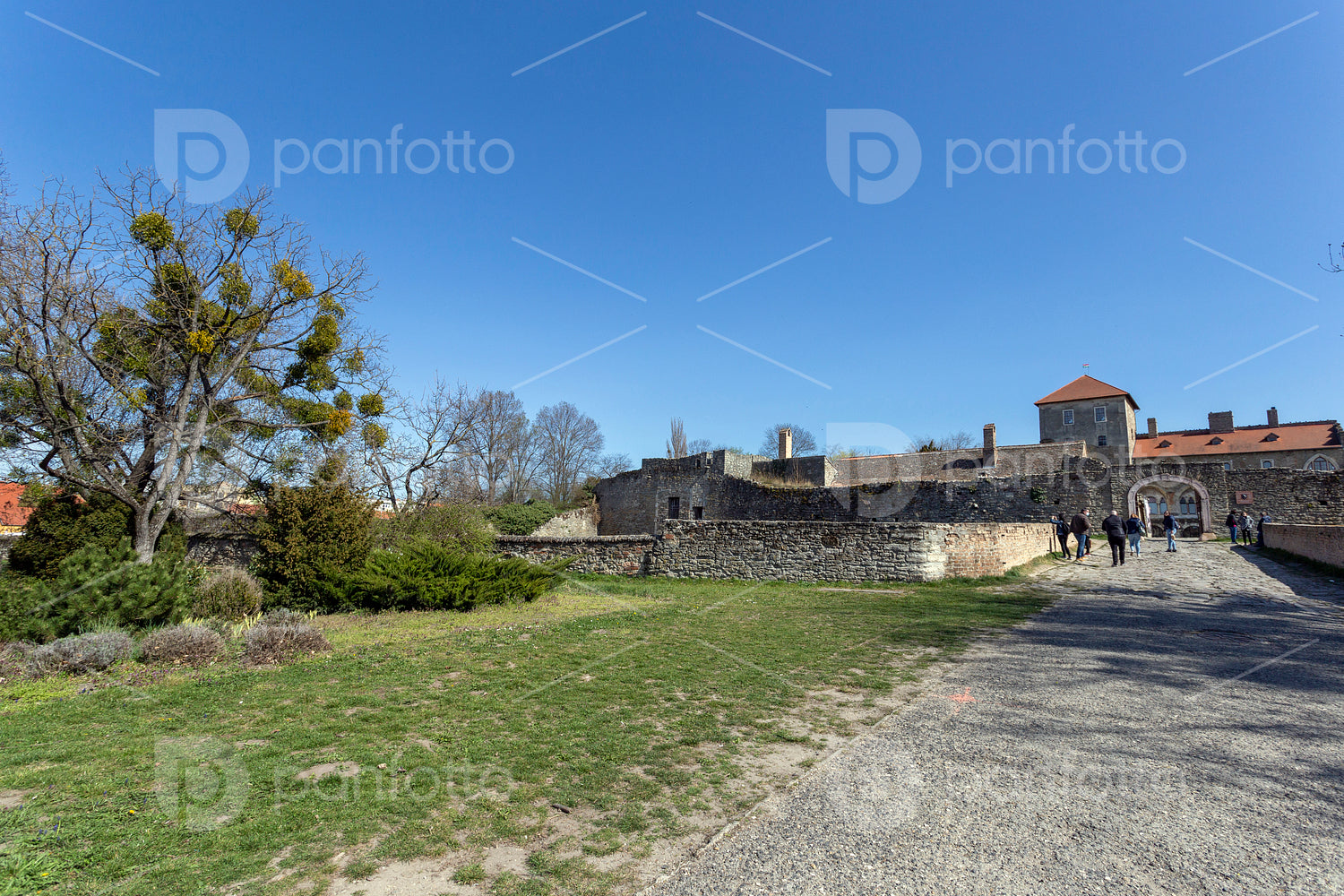 Castle of Tata on a sunny day
