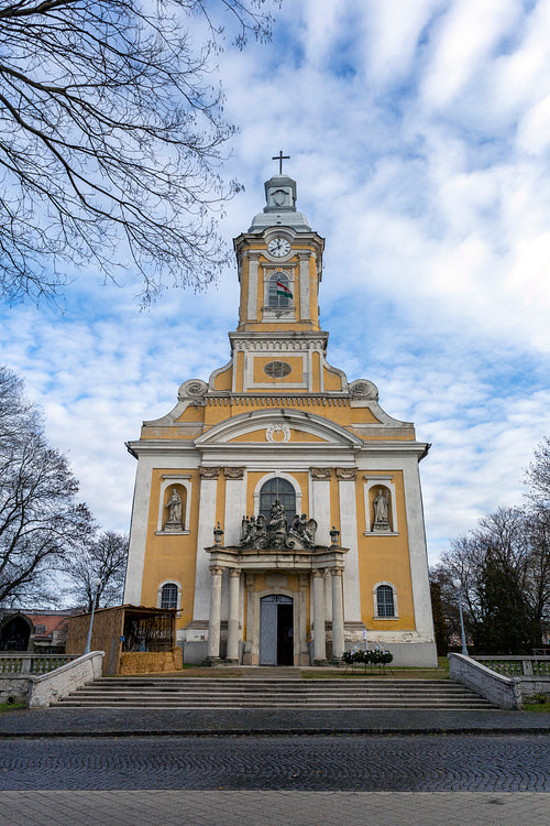 Baroque church in Abony